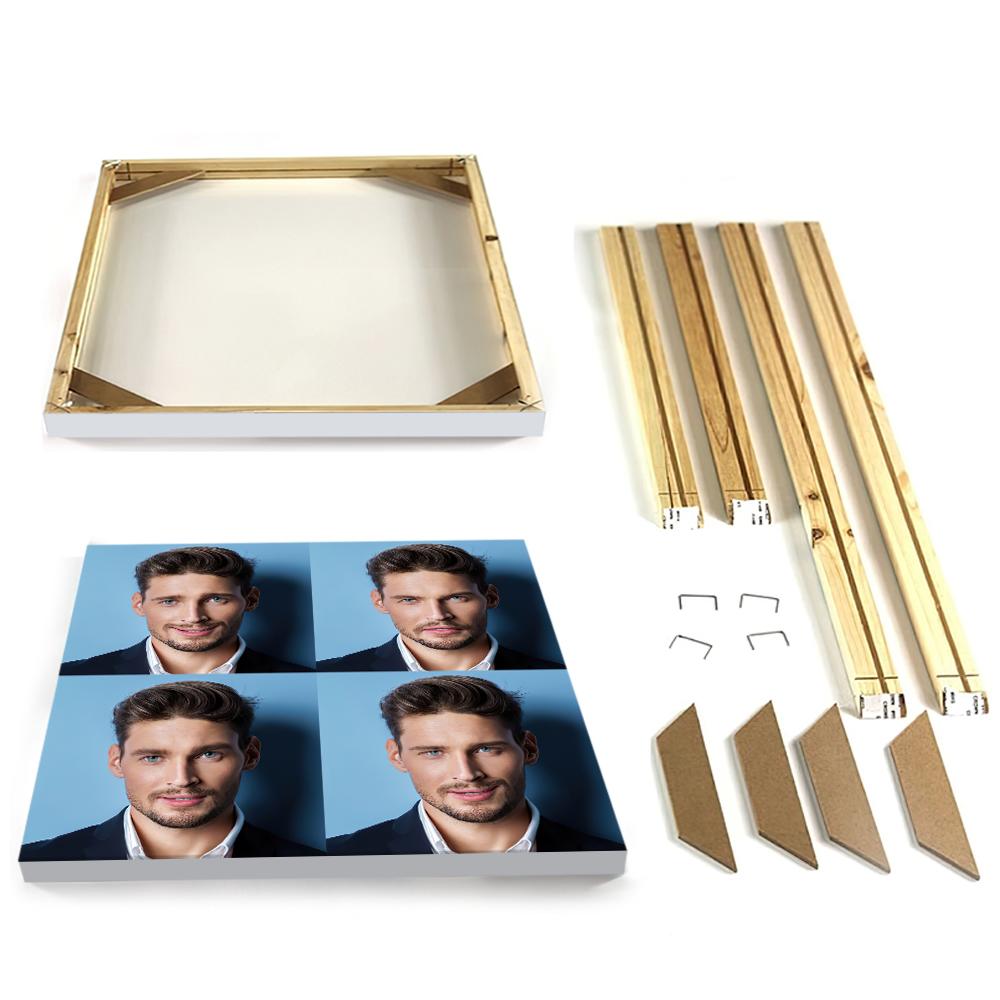 Custom Funny Character Expression Painting Multiple Photo Painting Gifts Canvas Painting-Blongser