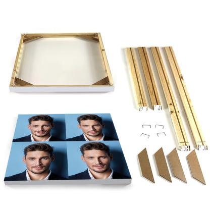 Custom Funny Character Expression Painting Multiple Photo Painting Gifts Canvas Painting-Blongser