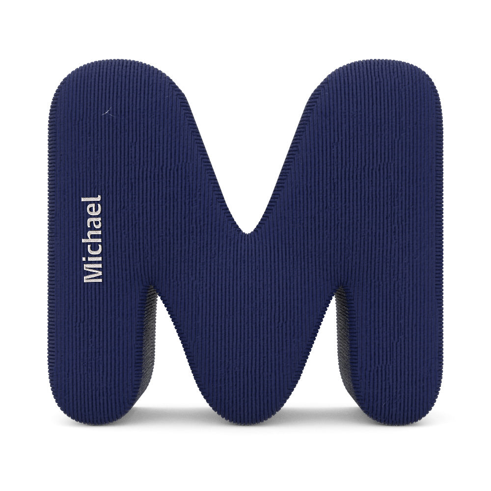 Personalized Alphabet Letter Pillow with Embroidery Name Custom Initial Cushion Unique Gifts-Blongser