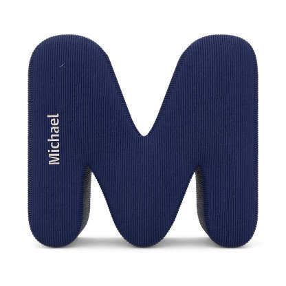 Personalized Alphabet Letter Pillow with Embroidery Name Custom Initial Cushion Unique Gifts-Blongser