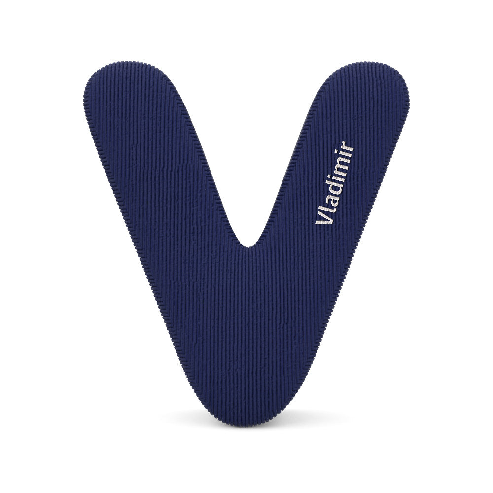 Personalized Alphabet Letter Pillow with Embroidery Name Custom Initial Cushion Unique Gifts-Blongser