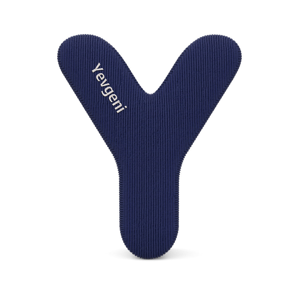 Personalized Alphabet Letter Pillow with Embroidery Name Custom Initial Cushion Unique Gifts-Blongser