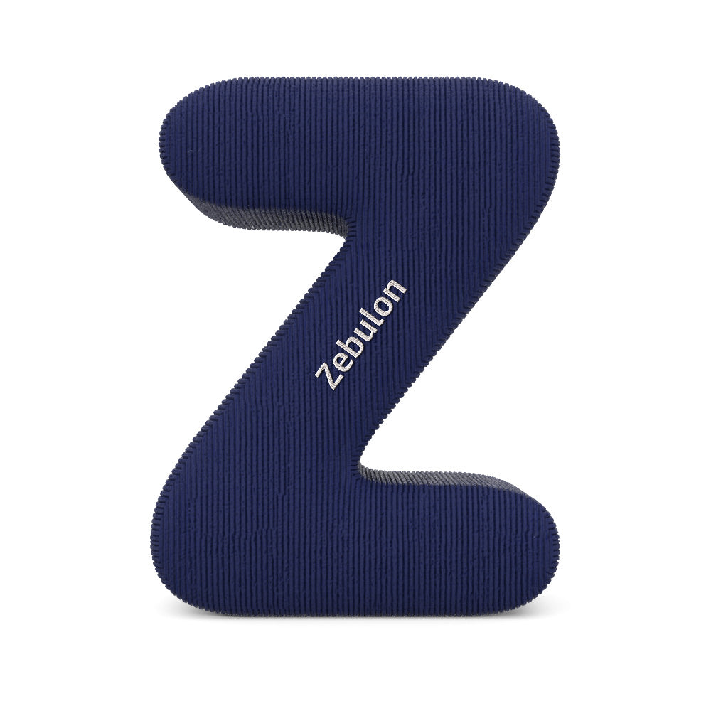 Personalized Alphabet Letter Pillow with Embroidery Name Custom Initial Cushion Unique Gifts-Blongser