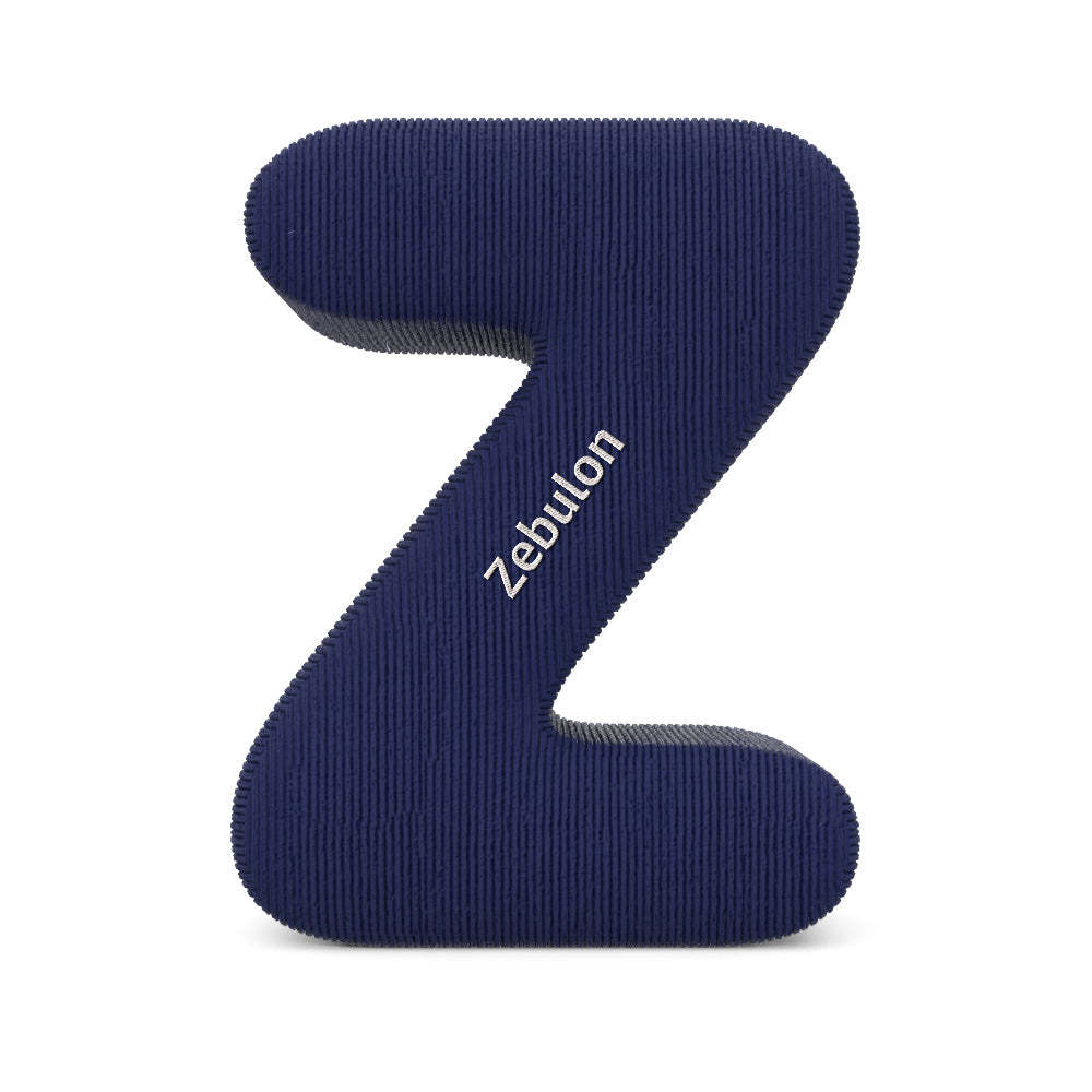 Personalized Alphabet Letter Pillow with Embroidery Name Custom Initial Cushion Unique Gifts-Blongser