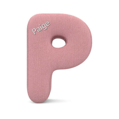 Personalized Alphabet Letter Pillow with Embroidery Name Custom Initial Cushion Unique Gifts-Blongser