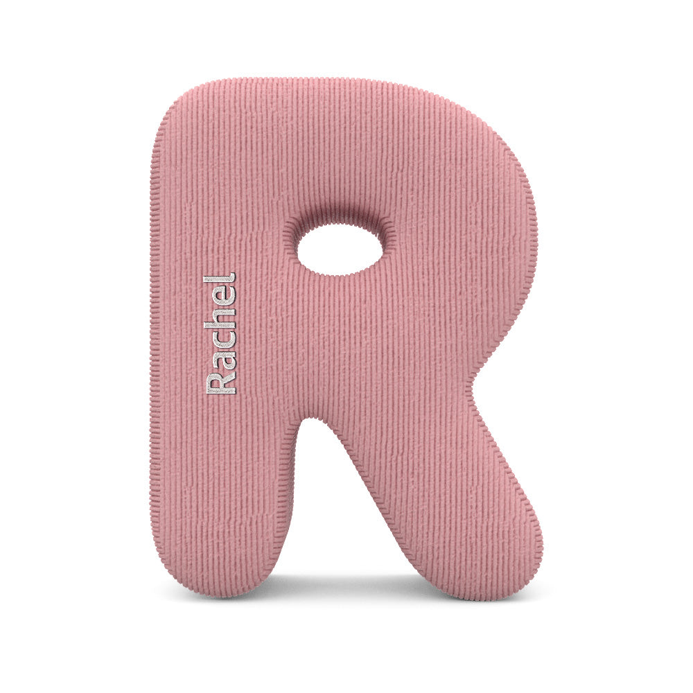 Personalized Alphabet Letter Pillow with Embroidery Name Custom Initial Cushion Unique Gifts-Blongser