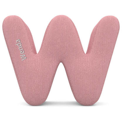 Personalized Alphabet Letter Pillow with Embroidery Name Custom Initial Cushion Unique Gifts-Blongser