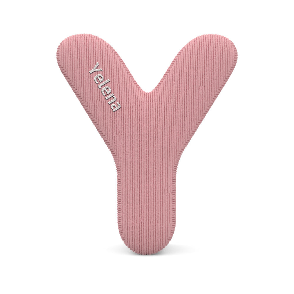 Personalized Alphabet Letter Pillow with Embroidery Name Custom Initial Cushion Unique Gifts-Blongser