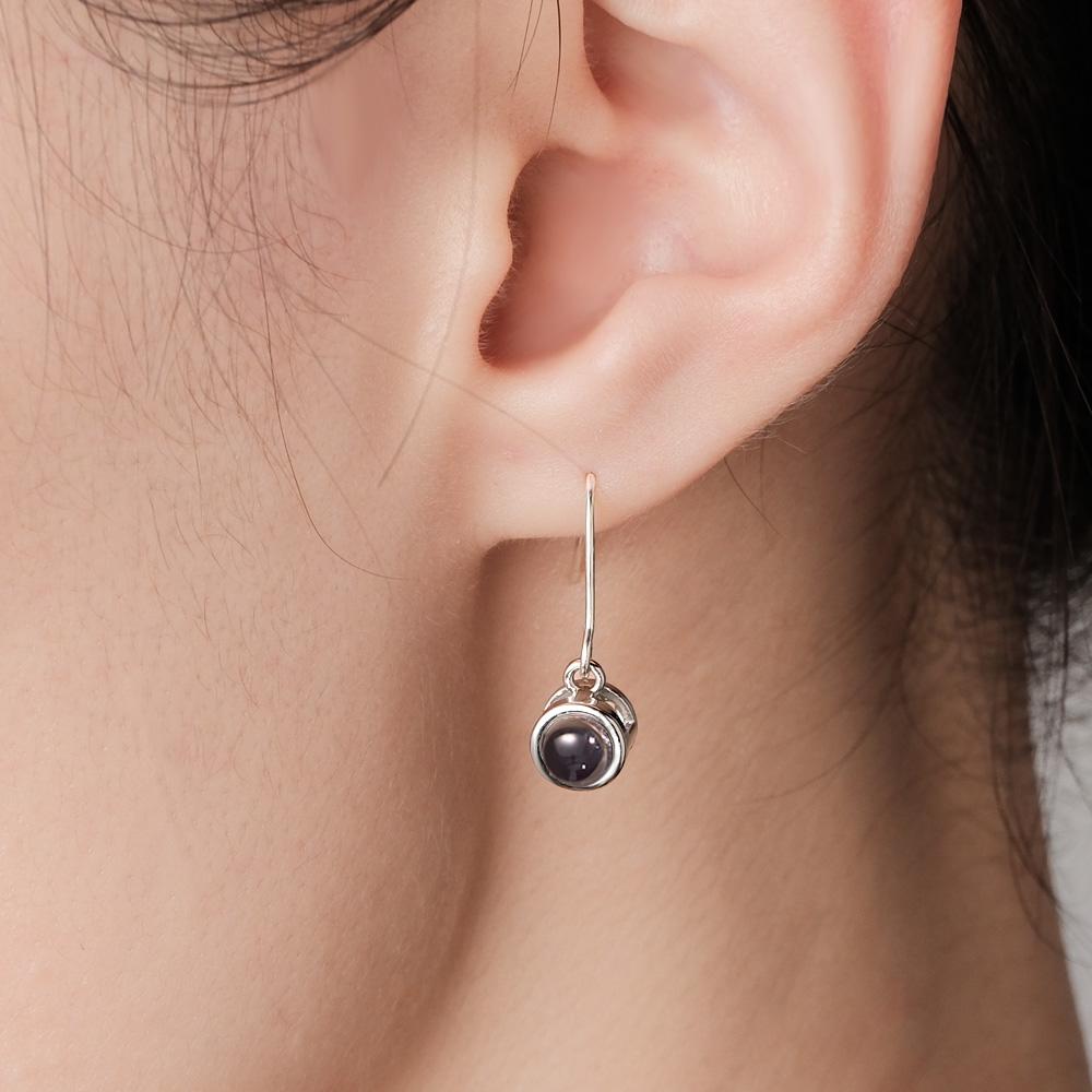 Custom Photo Projection Earring Modern Stylish Pendant Gifts-Blongser
