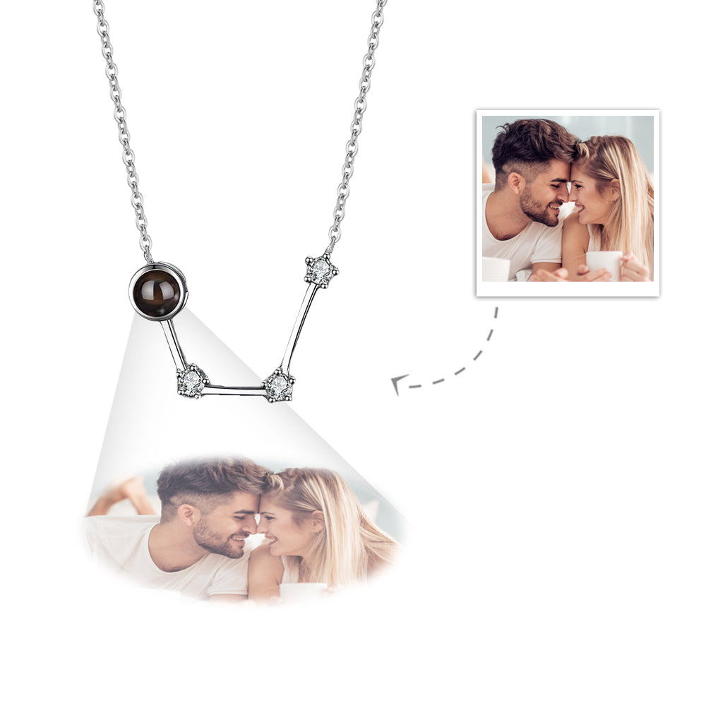 Custom Projection Necklace Constellation Photo Necklace Creative Gift-Blongser