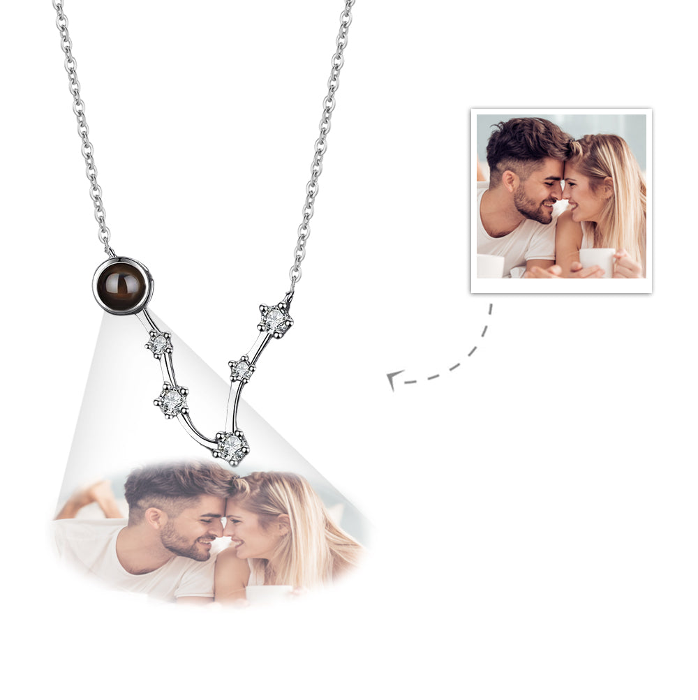 Custom Projection Necklace Constellation Photo Necklace Creative Gift-Blongser