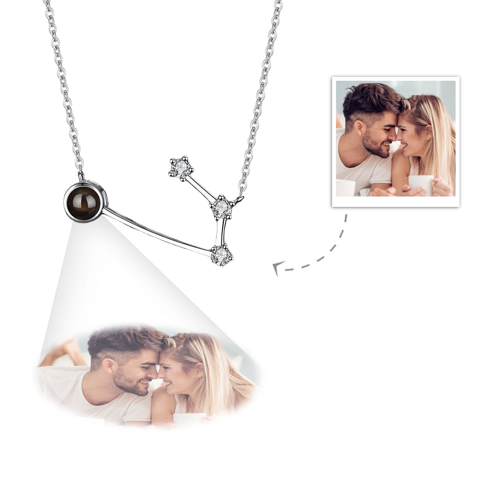 Custom Projection Necklace Constellation Photo Necklace Creative Gift-Blongser