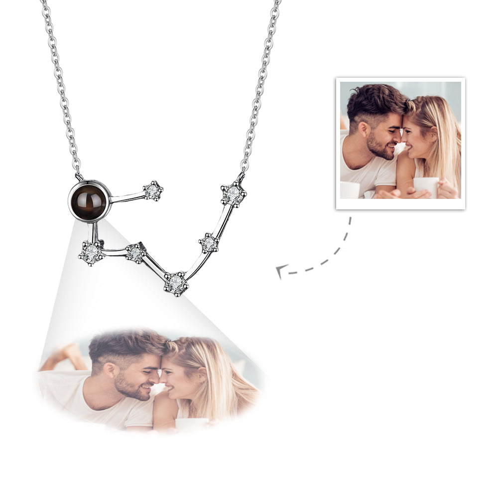 Custom Projection Necklace Constellation Photo Necklace Creative Gift-Blongser