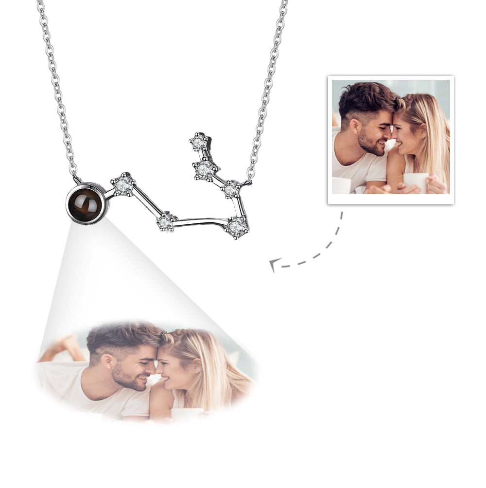 Custom Projection Necklace Constellation Photo Necklace Creative Gift-Blongser