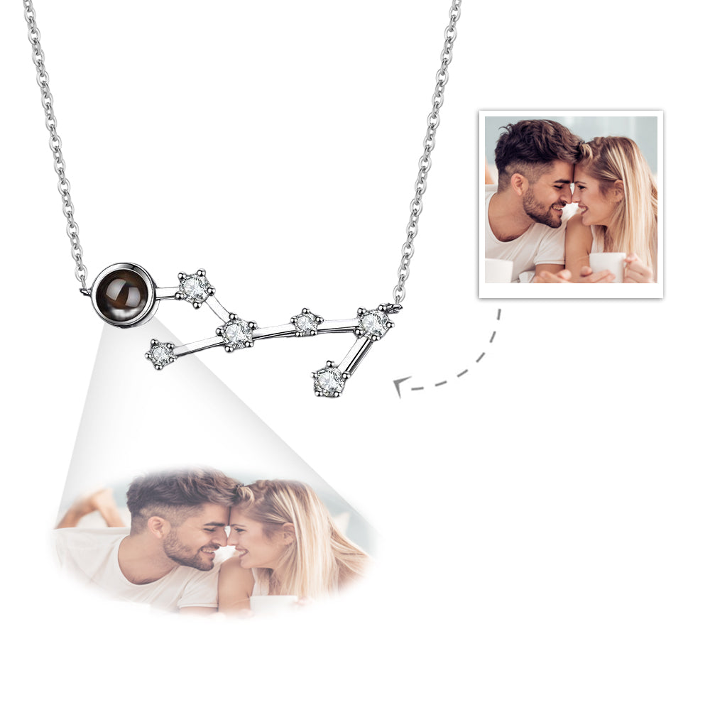 Custom Projection Necklace Constellation Photo Necklace Creative Gift-Blongser