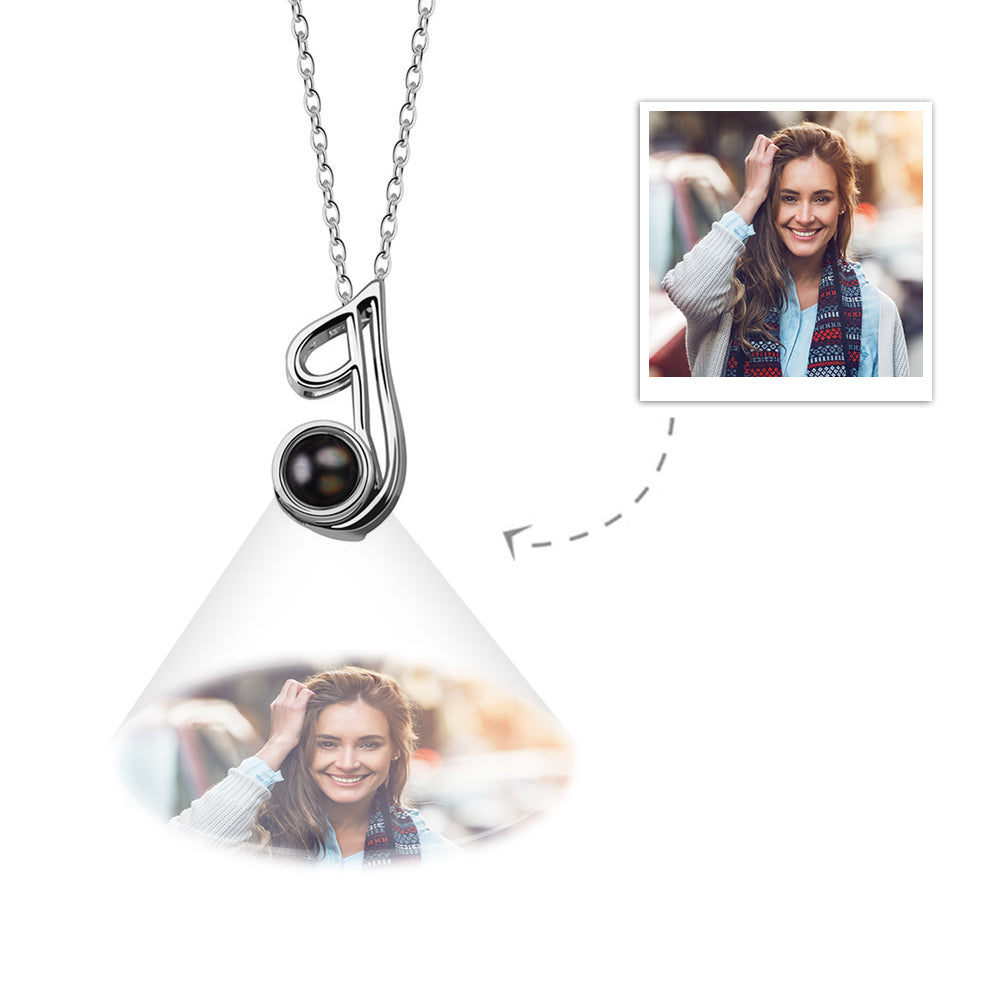 A-Z 26 Letters Custom Projection Necklace 925 Sterling Silver-Blongser