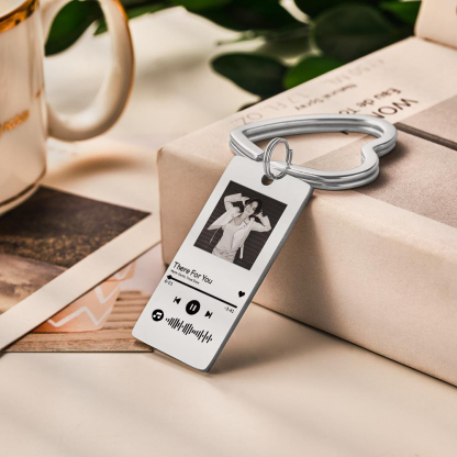 Custom Photo Scannable Code Keychain Music Keychain-Best Gifts-Blongser