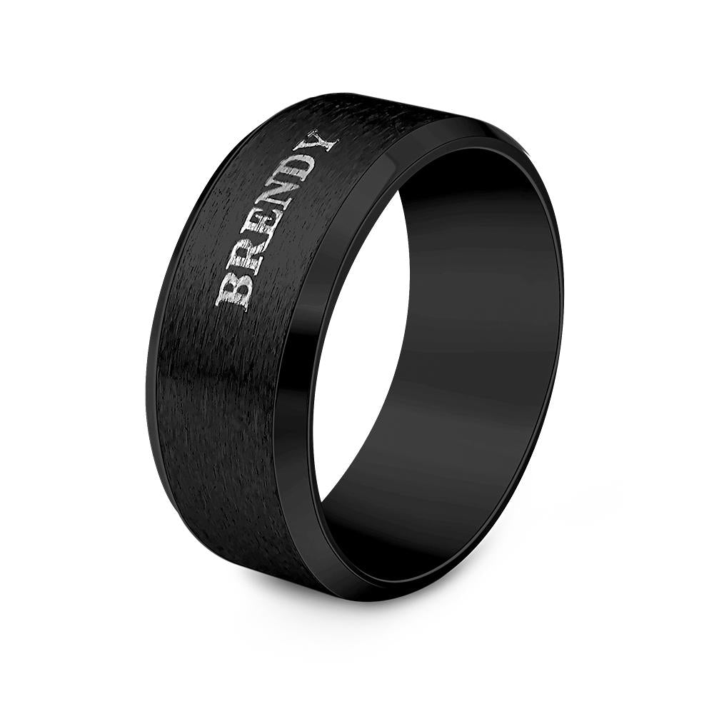 Personalized Name Ring Custom Engagement Ring Men's Personalized Ring-Blongser