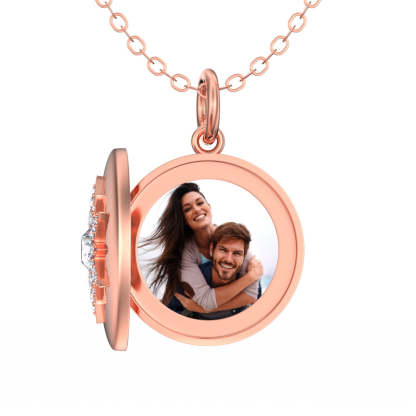 Custom Photo Nacklace Personalized Necklace Gift for Anniversary-Blongser