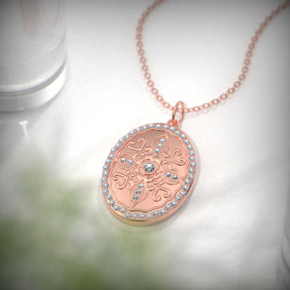 Personalized Photo Necklace Custom Anniversary Necklace Birthday Gift-Blongser