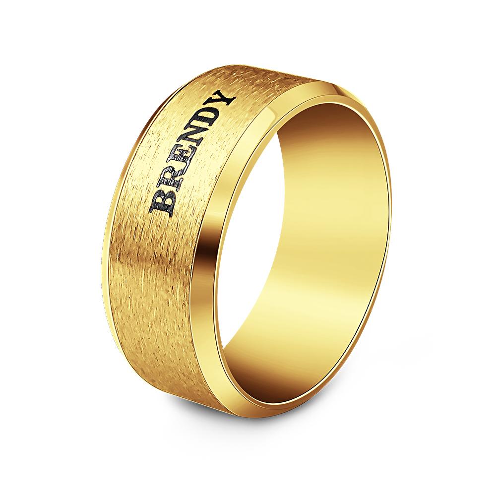 Personalized Name Ring Custom Engagement Ring Men's Personalized Ring-Blongser