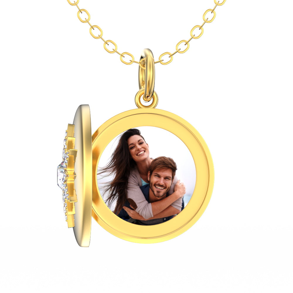 Custom Photo Nacklace Personalized Necklace Gift for Anniversary-Blongser