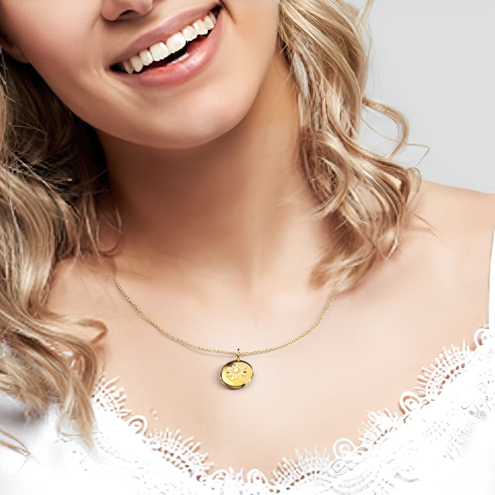 Custom Photo Nacklace Personalized Necklace Gift for Anniversary-Blongser