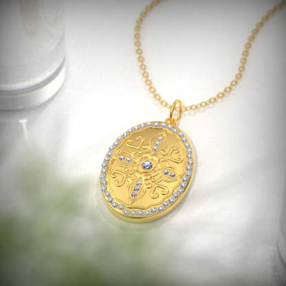 Personalized Photo Necklace Custom Anniversary Necklace Birthday Gift-Blongser