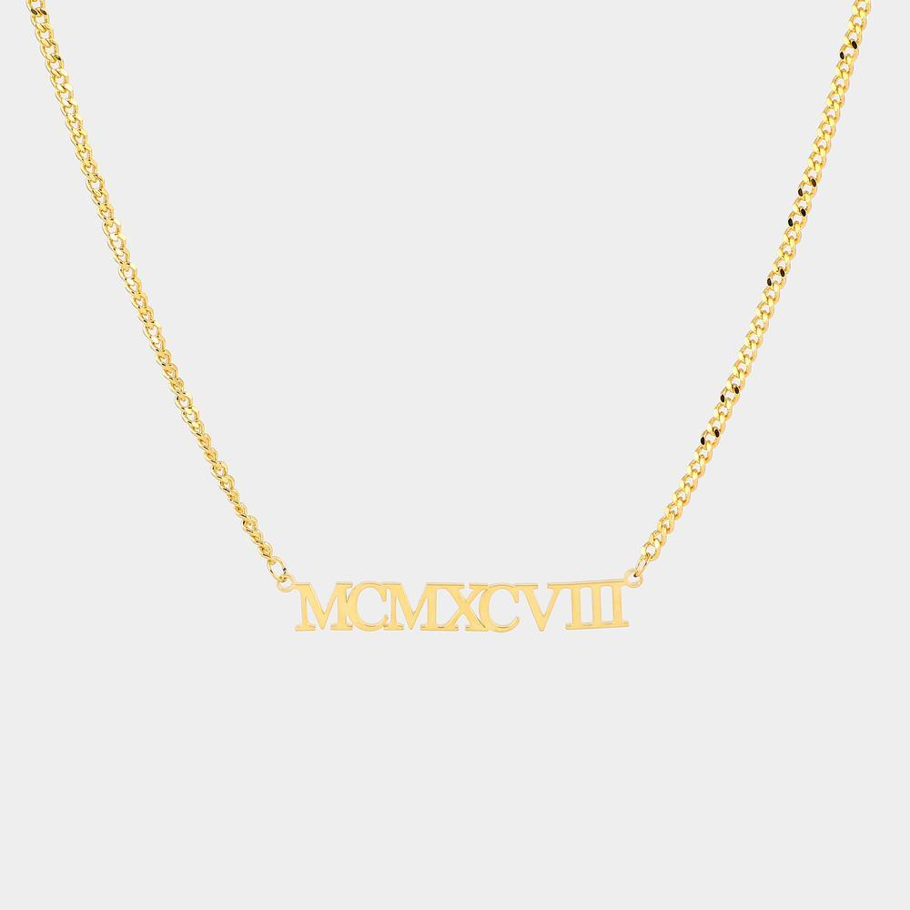 Personalized Name Necklace 18K Gold Stainless Steel Necklace-Blongser