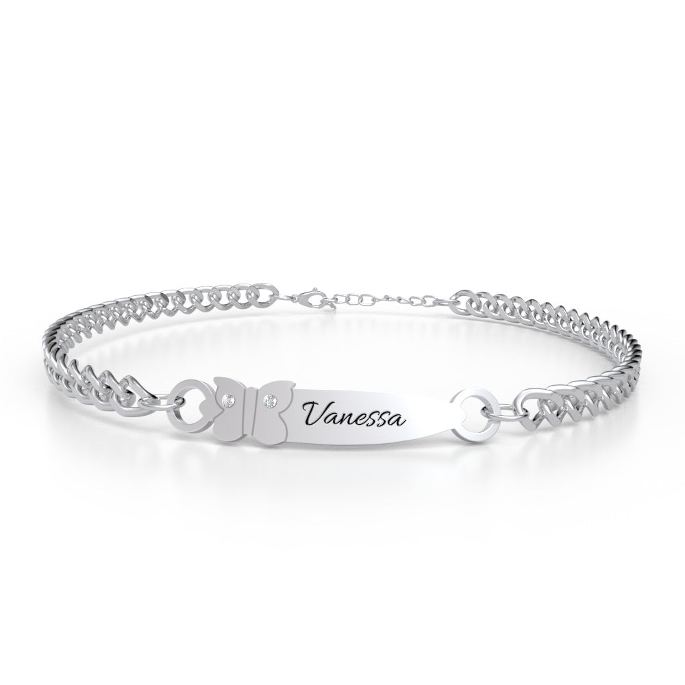 Custom Engraved Bracelet Birthday Gift Personalized Bracelet for Her-Blongser