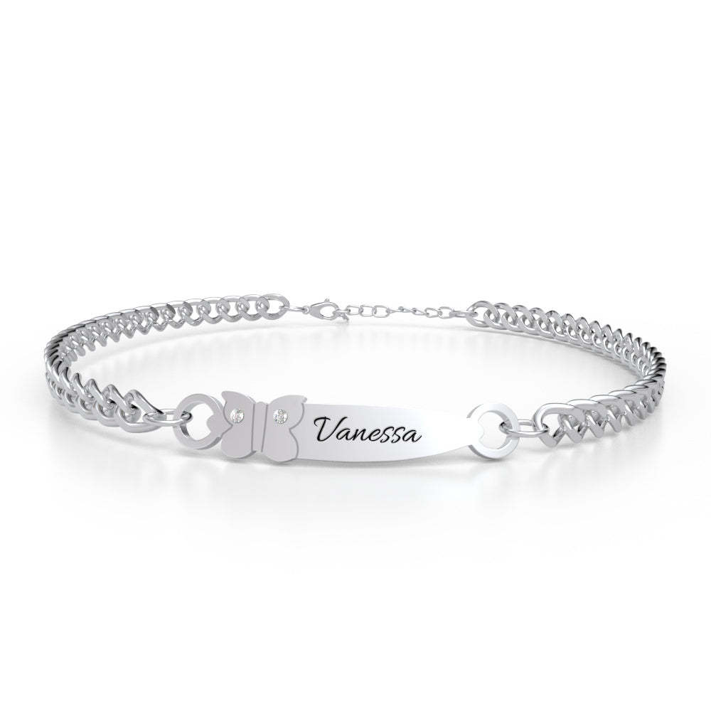 Custom Engraved Bracelet Birthday Gift Personalized Bracelet for Her-Blongser