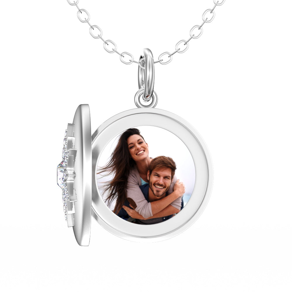 Custom Photo Nacklace Personalized Necklace Gift for Anniversary-Blongser