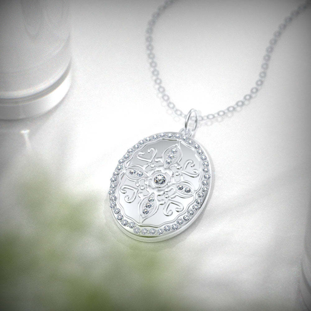 Personalized Photo Necklace Custom Anniversary Necklace Birthday Gift-Blongser