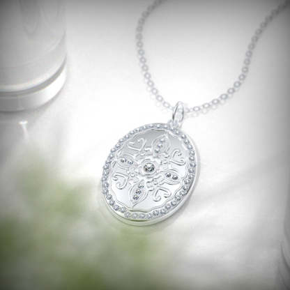 Personalized Photo Necklace Custom Anniversary Necklace Birthday Gift-Blongser