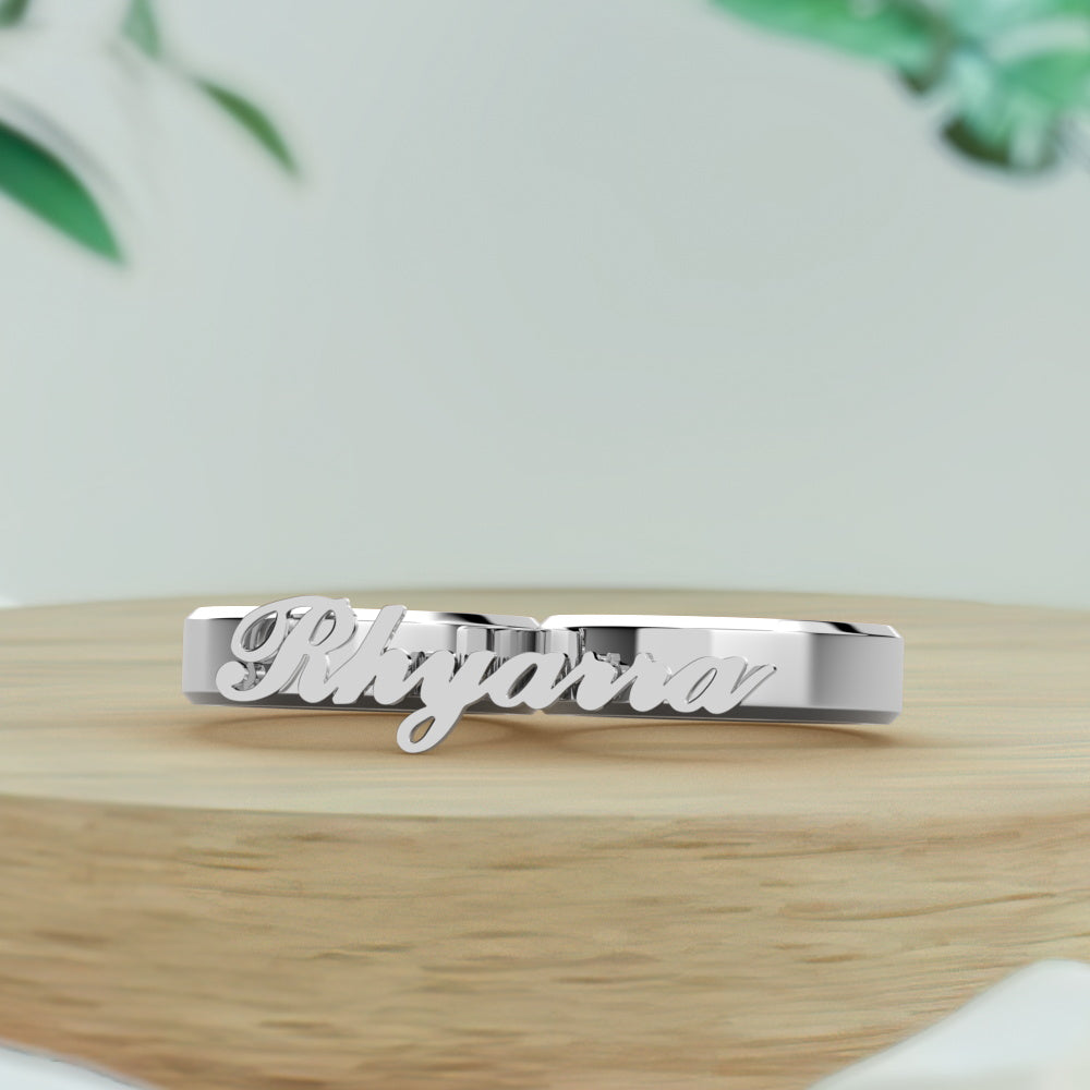 Engravable Double Fingers Ring Two Fingers Ring-Blongser