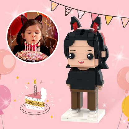 Daughter's Birthday Gifts Full Custom Brick Figures Personalized Photo Brick Figures-Blongser