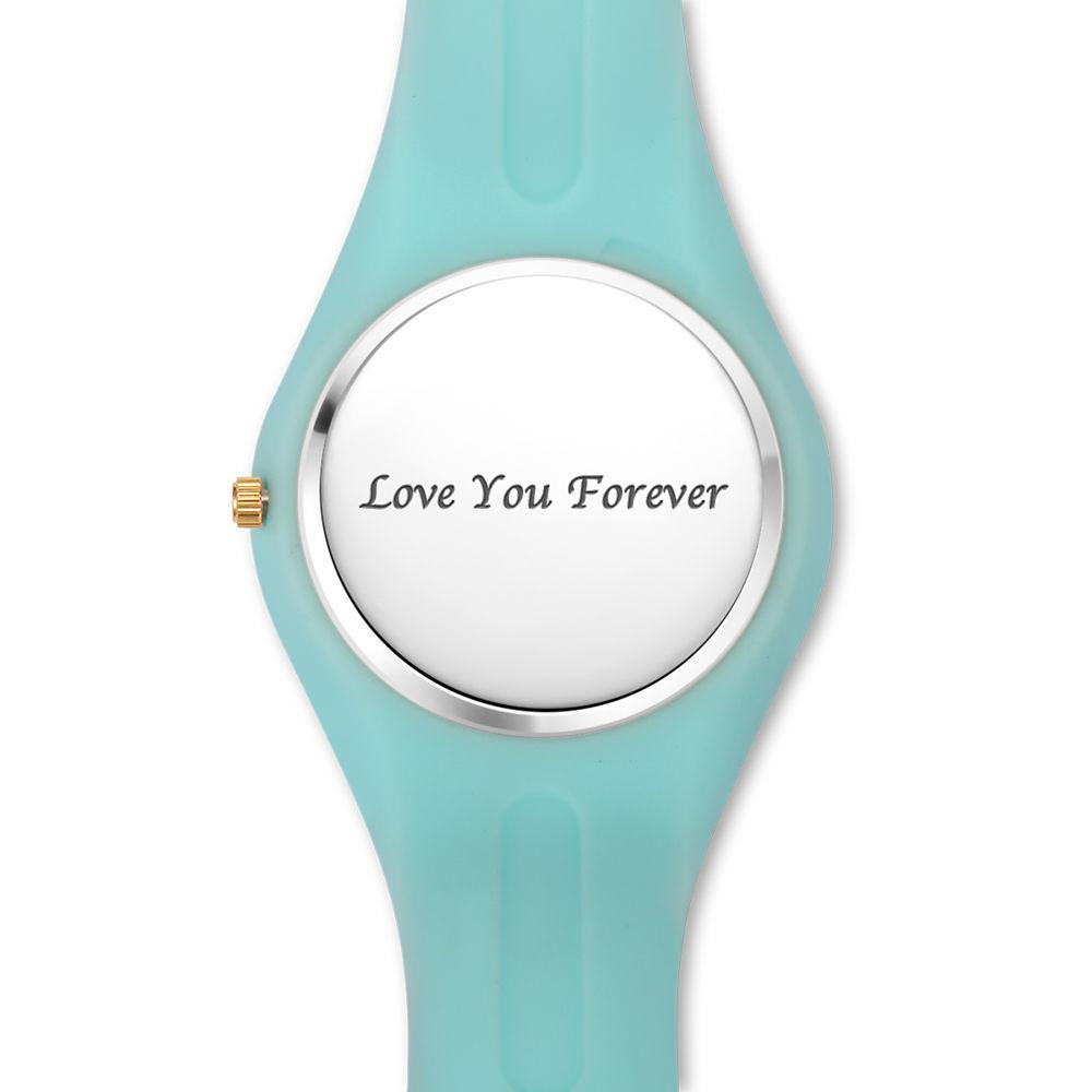 Unisex Custom Silicone Photo Watch 41mm-Blongser