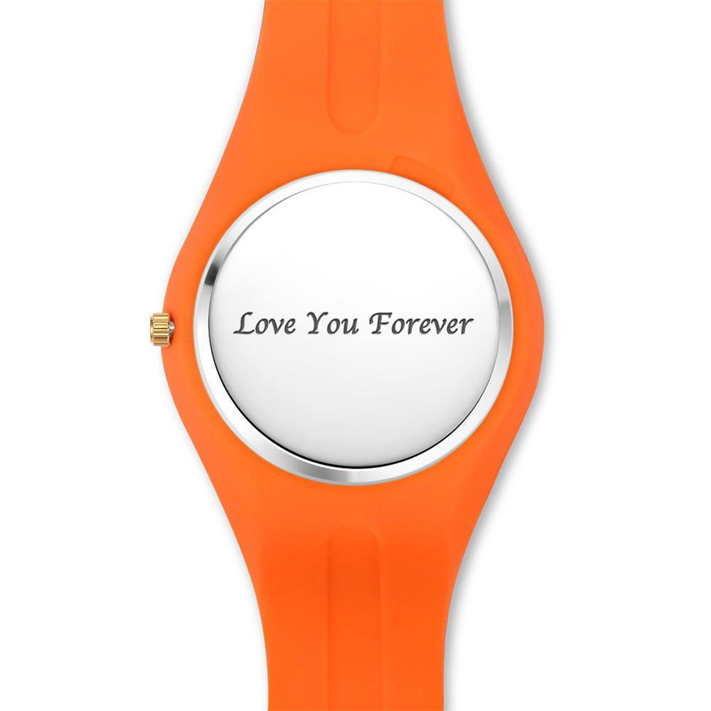 Unisex Custom Silicone Photo Watch 41mm-Blongser