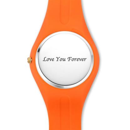 Unisex Custom Silicone Photo Watch 41mm-Blongser