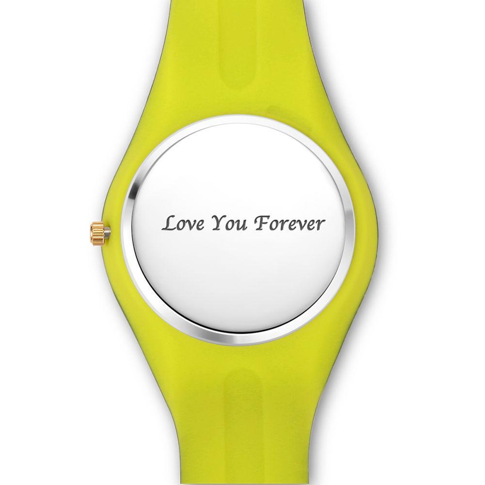 Unisex Custom Silicone Photo Watch 41mm-Blongser