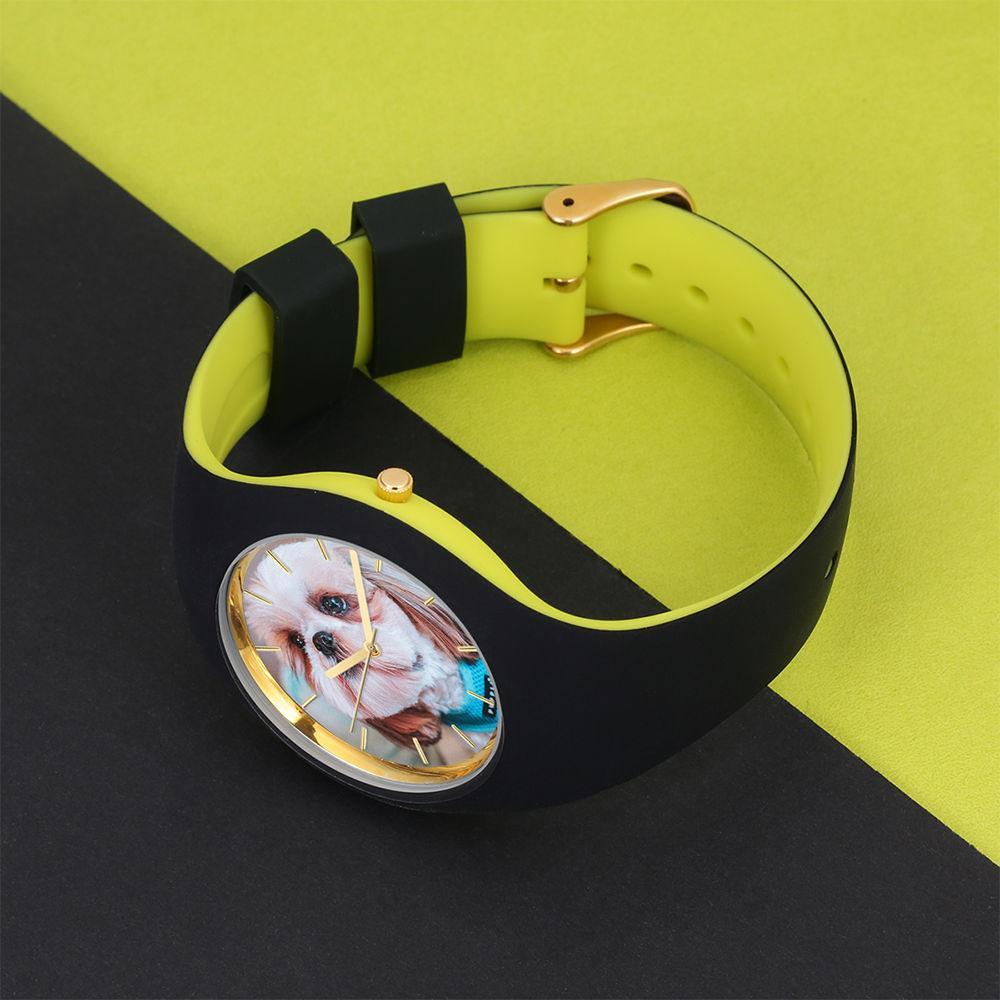 Unisex Custom Silicone Photo Watch 41mm-Blongser