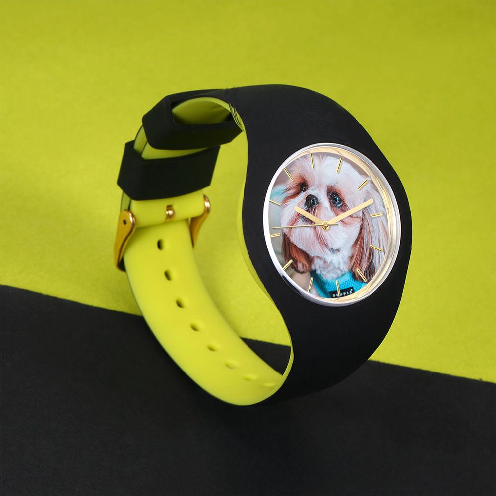 Unisex Custom Silicone Photo Watch 41mm-Blongser