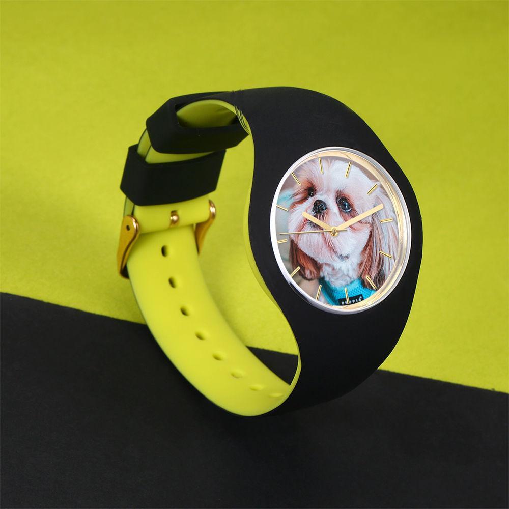 Unisex Custom Silicone Photo Watch 41mm-Blongser