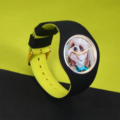 Unisex Custom Silicone Photo Watch 41mm-Blongser