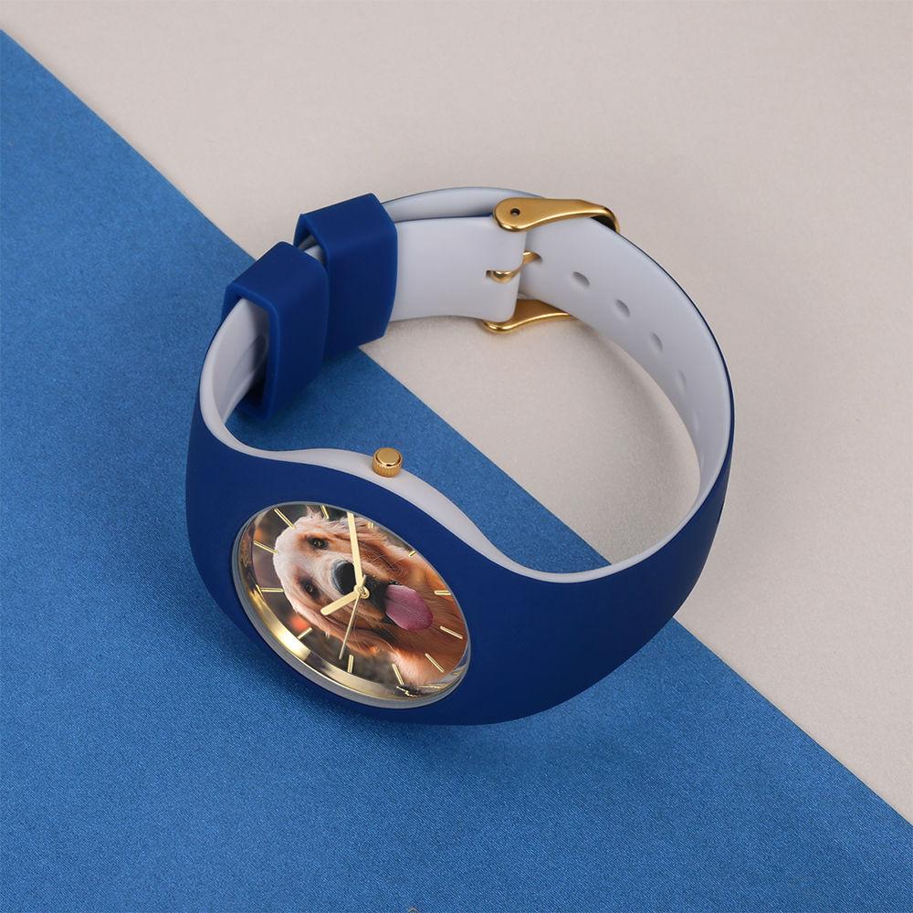 Unisex Custom Silicone Photo Watch 41mm-Blongser