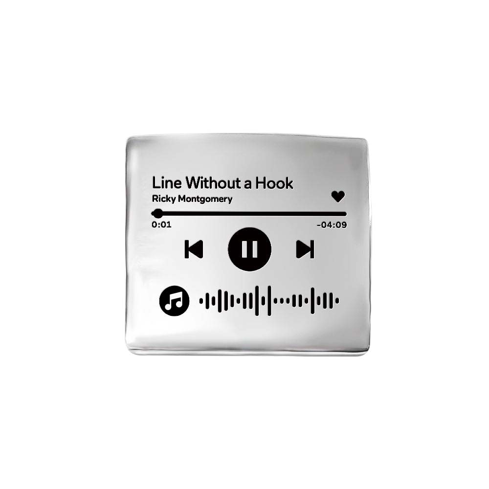 Custom Scannable Music Code Apple Watch Charm Sport Band Charm Personalized Smart Watch Jewelry Accessory-Blongser