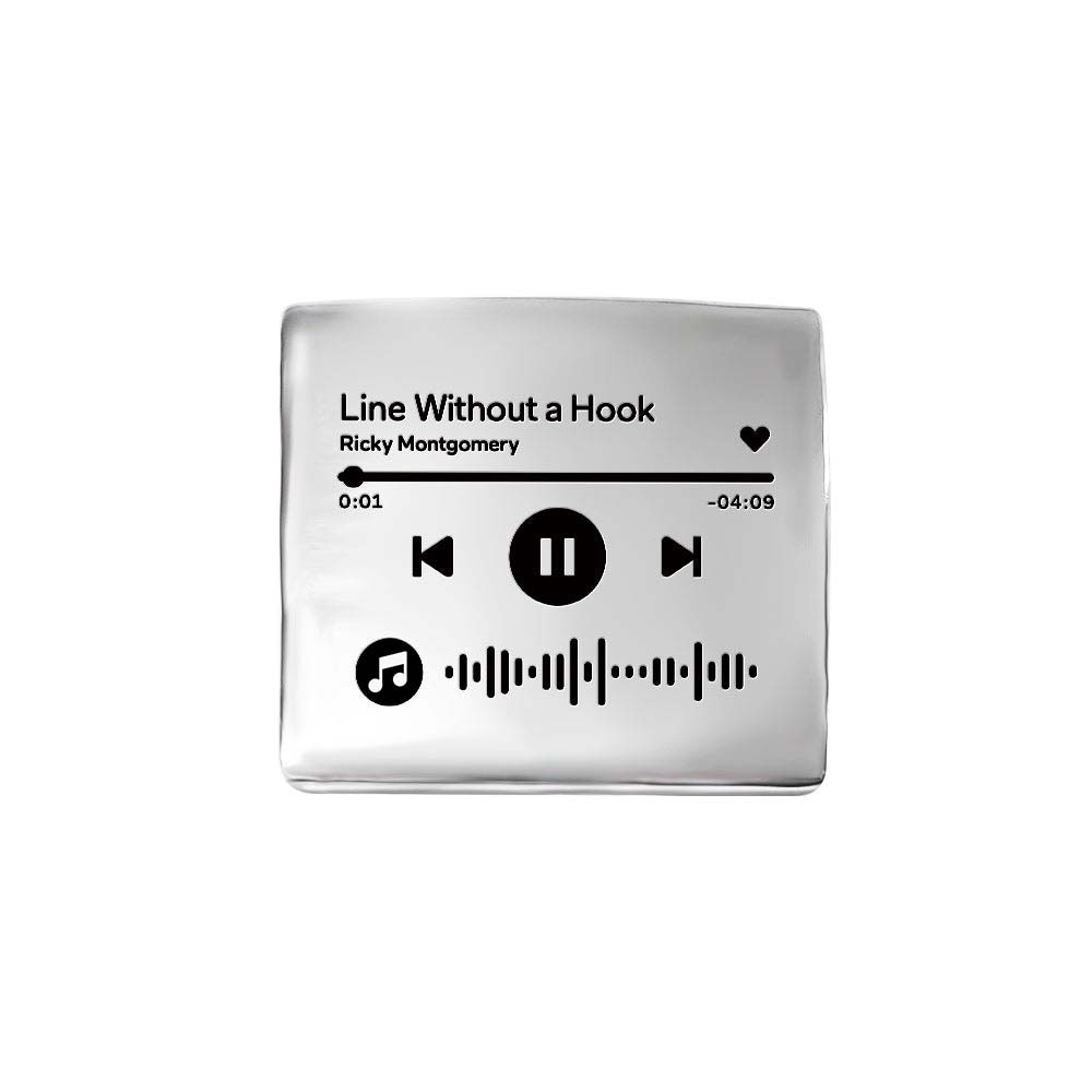 Custom Scannable Music Code Apple Watch Charm Sport Band Charm Personalized Smart Watch Jewelry Accessory-Blongser