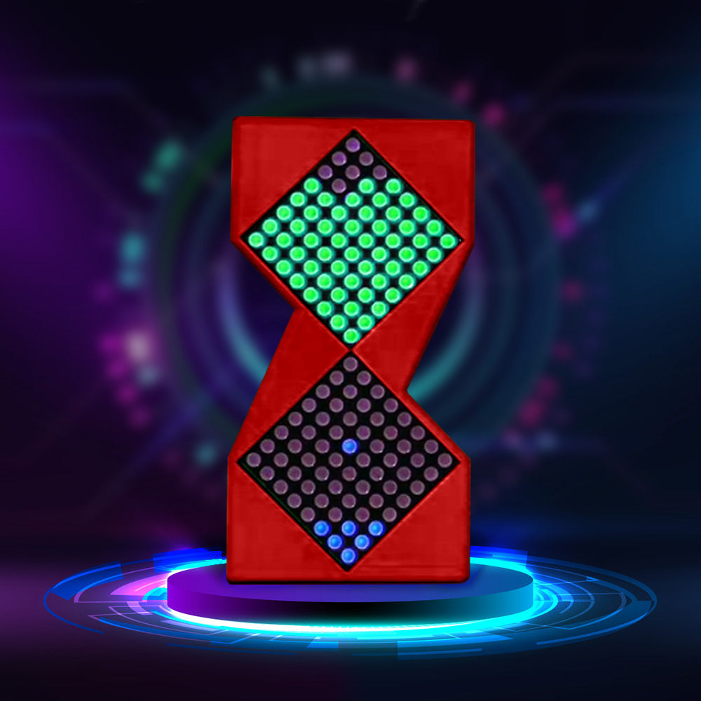 Electronic Hourglass Cyberpunk Desktop Hourglass Meter Clock Desktop Decoration Gift-Blongser