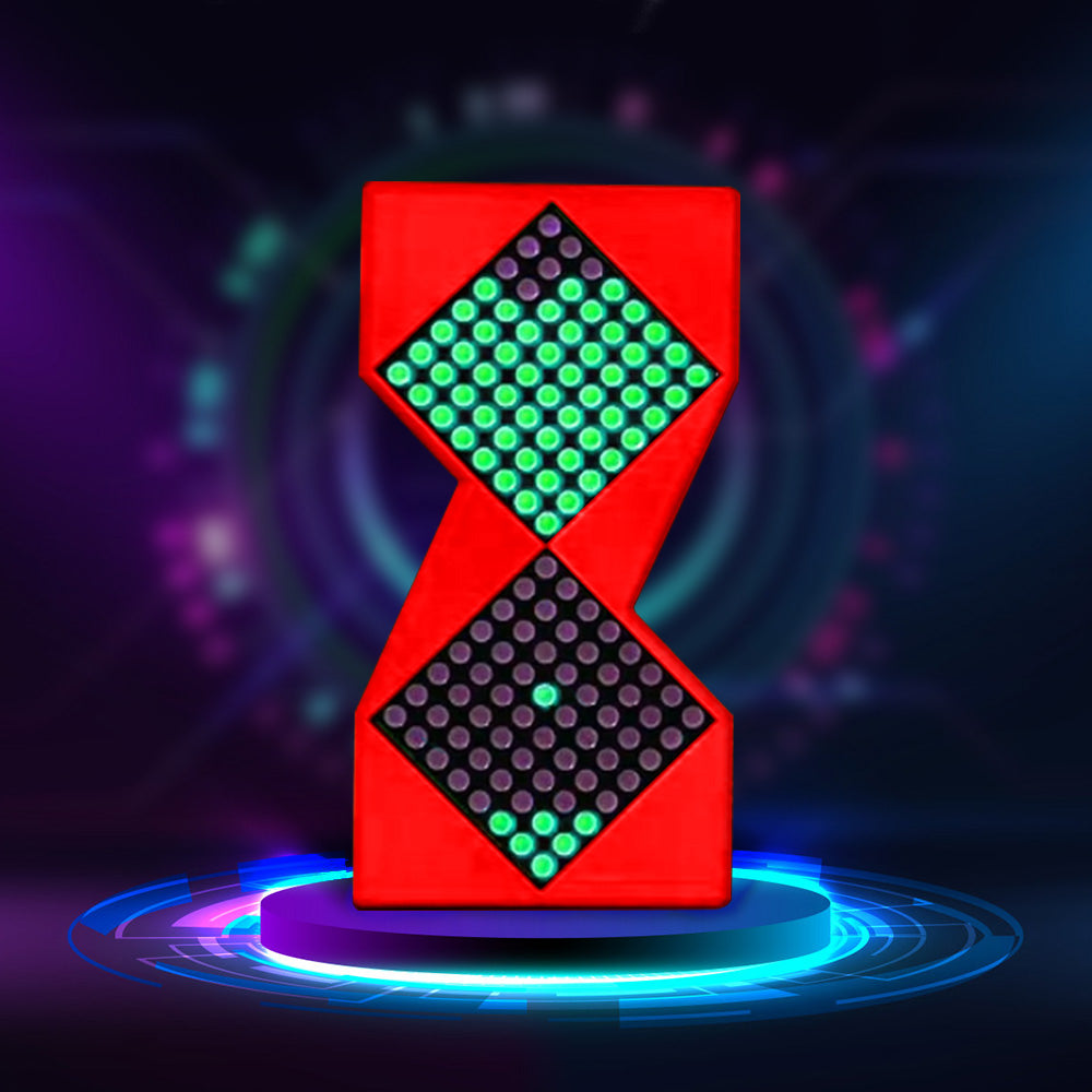 Electronic Hourglass Cyberpunk Desktop Hourglass Meter Clock Desktop Decoration Gift-Blongser