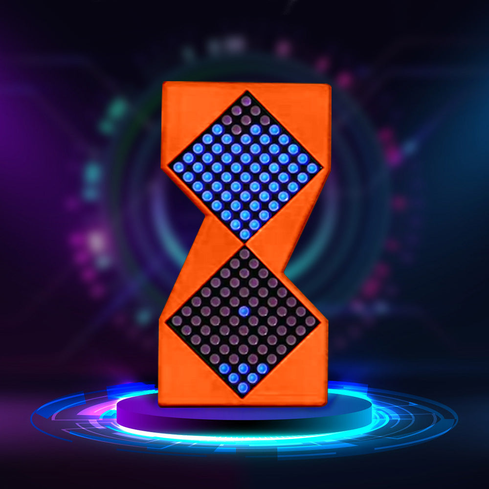 Electronic Hourglass Cyberpunk Desktop Hourglass Meter Clock Desktop Decoration Gift-Blongser